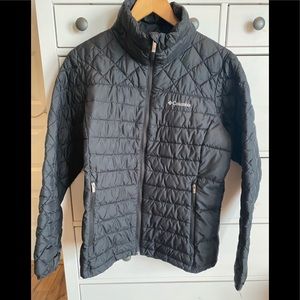 Black Columbia puffer jacket